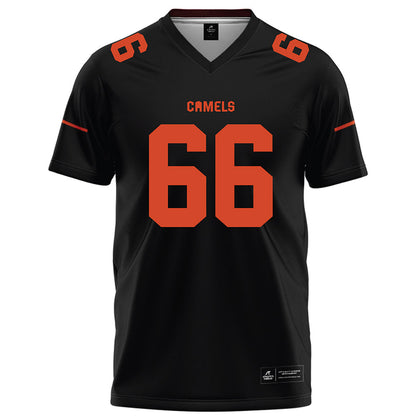 Campbell - NCAA Football : Freddie Pelling - Black Football Jersey-0