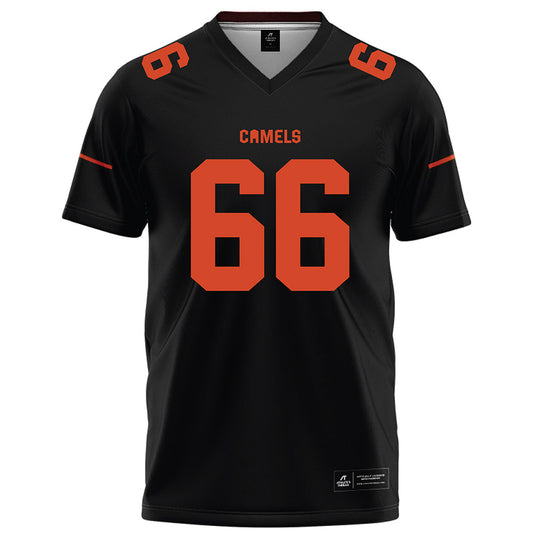 Campbell - NCAA Football : Freddie Pelling - Black Football Jersey-0
