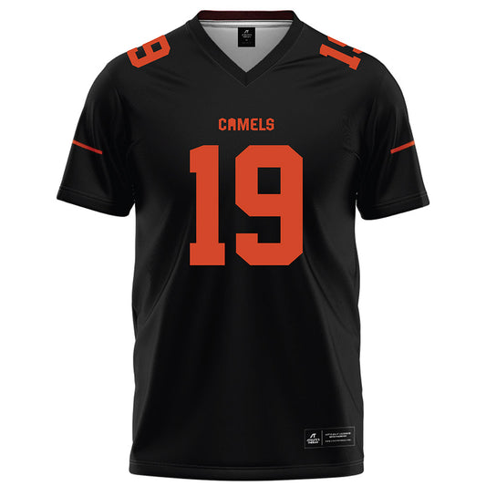 Campbell - NCAA Football : Chinua Ezeigbo - Black Football Jersey-0