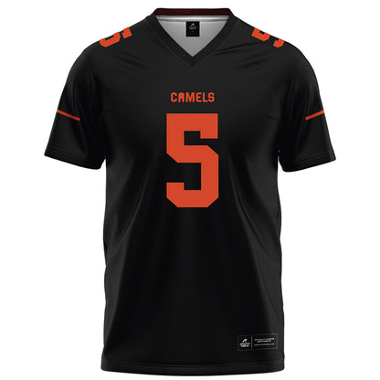 Campbell - NCAA Football : Markeece Alexander - Black Football Jersey-0