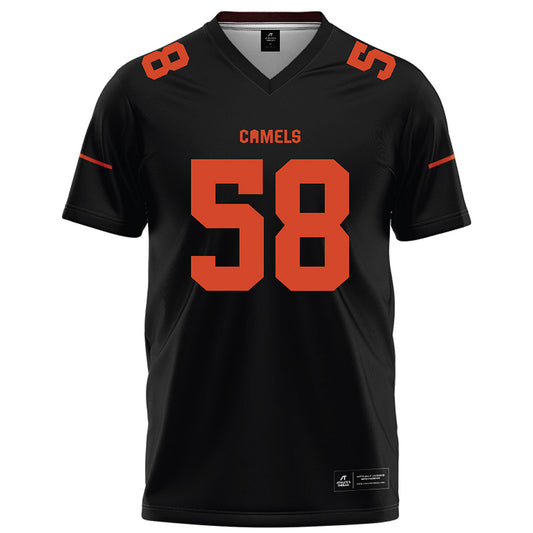 Campbell - NCAA Football : Dane Turney - Black Football Jersey-0