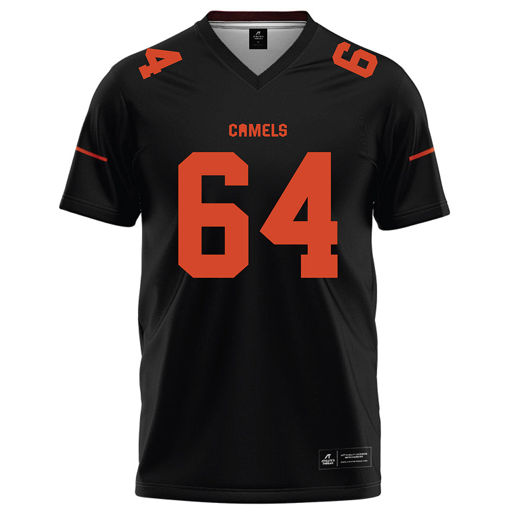 Campbell - NCAA Football : Christian Schliemann - Black Football Jersey-0