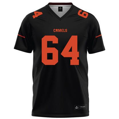 Campbell - NCAA Football : Christian Schliemann - Black Football Jersey-0