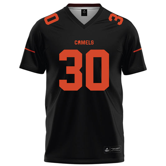 Campbell - NCAA Football : Riley Sullivan - Black Football Jersey