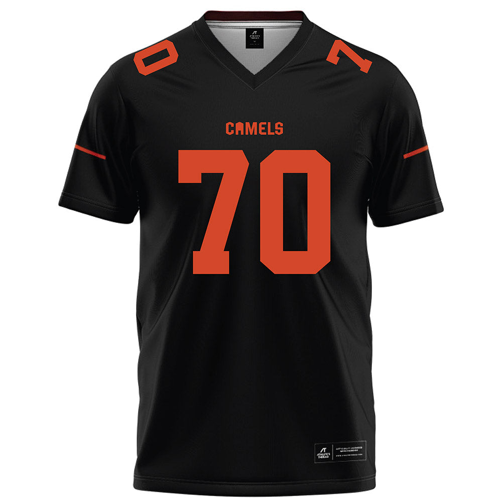 Campbell - NCAA Football : Ashton Allman - Black Football Jersey