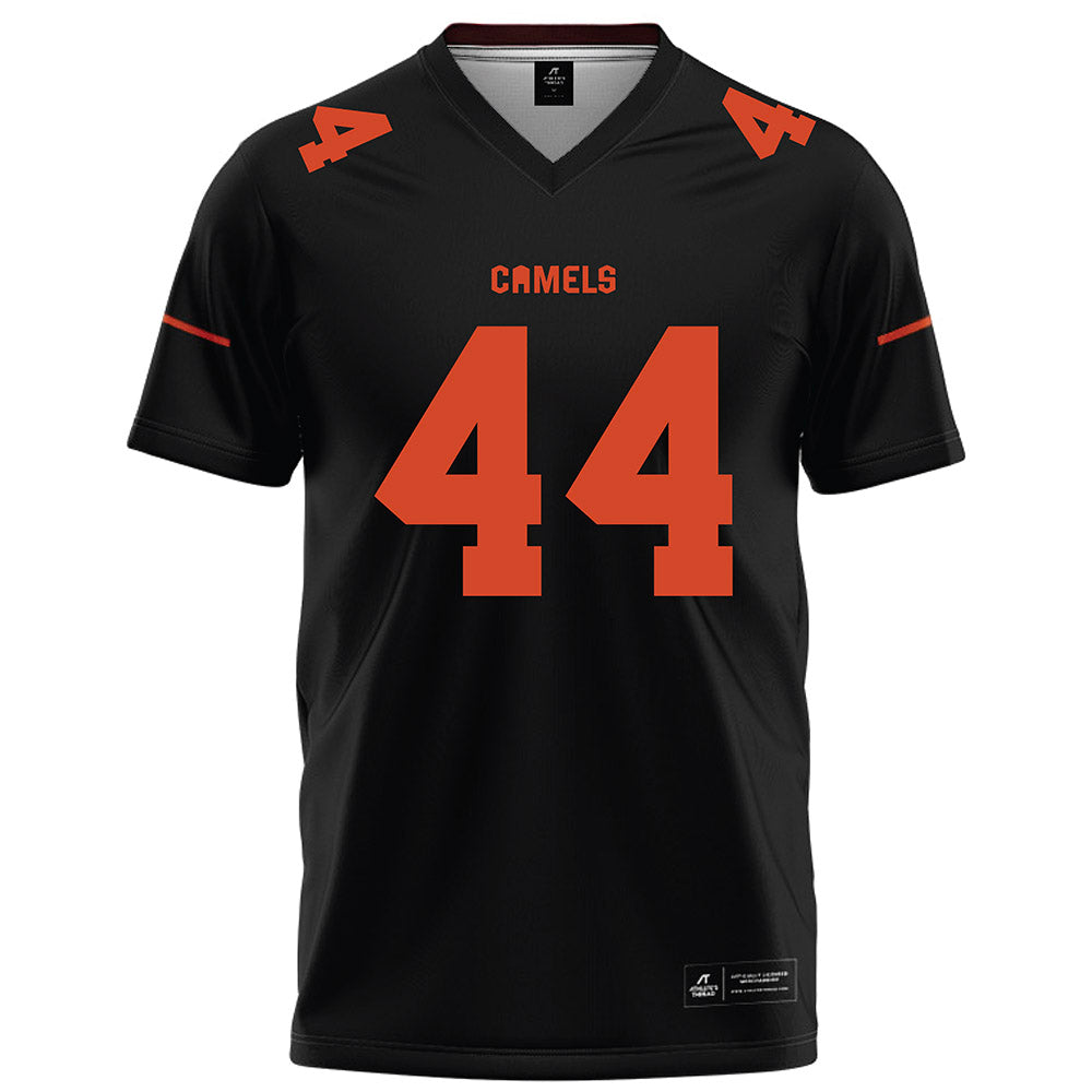 Campbell - NCAA Football : Landon Sargent - Black Football Jersey-0