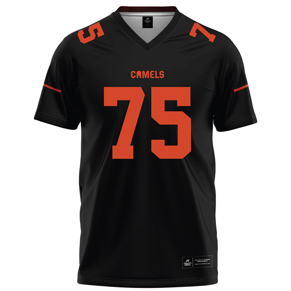 Campbell - NCAA Football : Dylan Congdon - Black Football Jersey-0