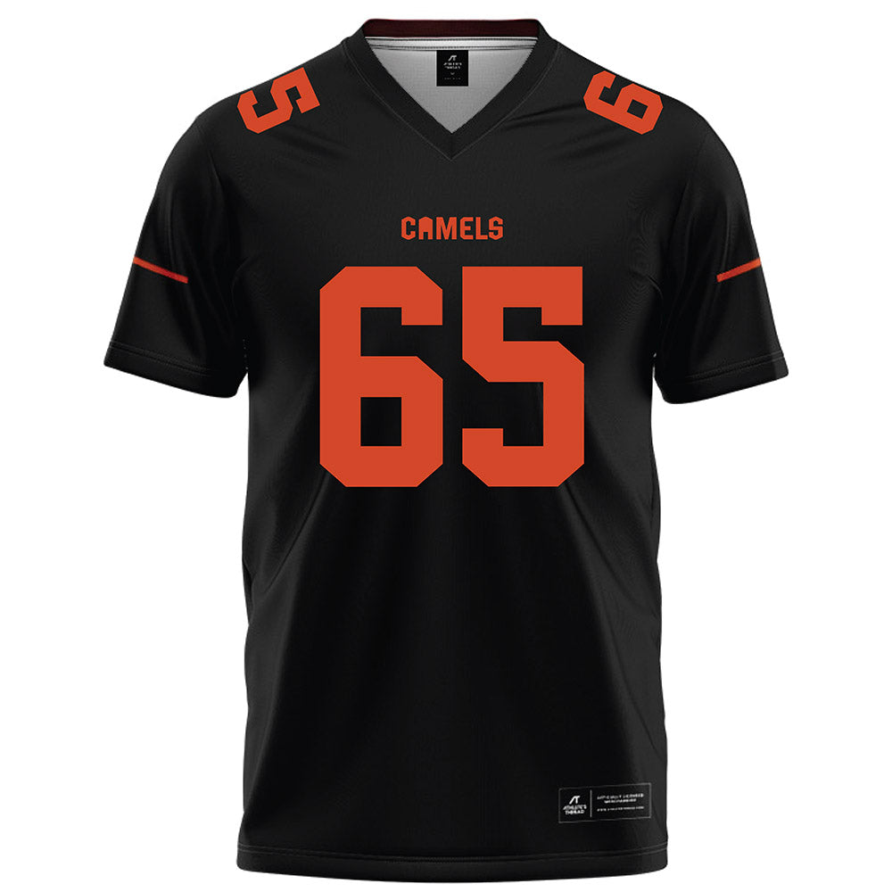 Campbell - NCAA Football : Carver Banker - Black Football Jersey-0