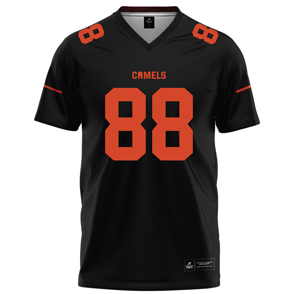 Campbell - NCAA Football : Brady Ambrose - Black Football Jersey-0