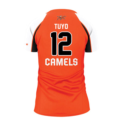 Campbell - NCAA Women's Volleyball : Abigail Tuyo - Orange Volleyball Jersey