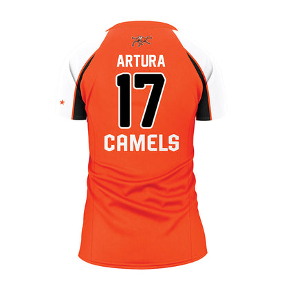 Campbell - NCAA Women's Volleyball : Ashley Artura - Orange Volleyball Jersey