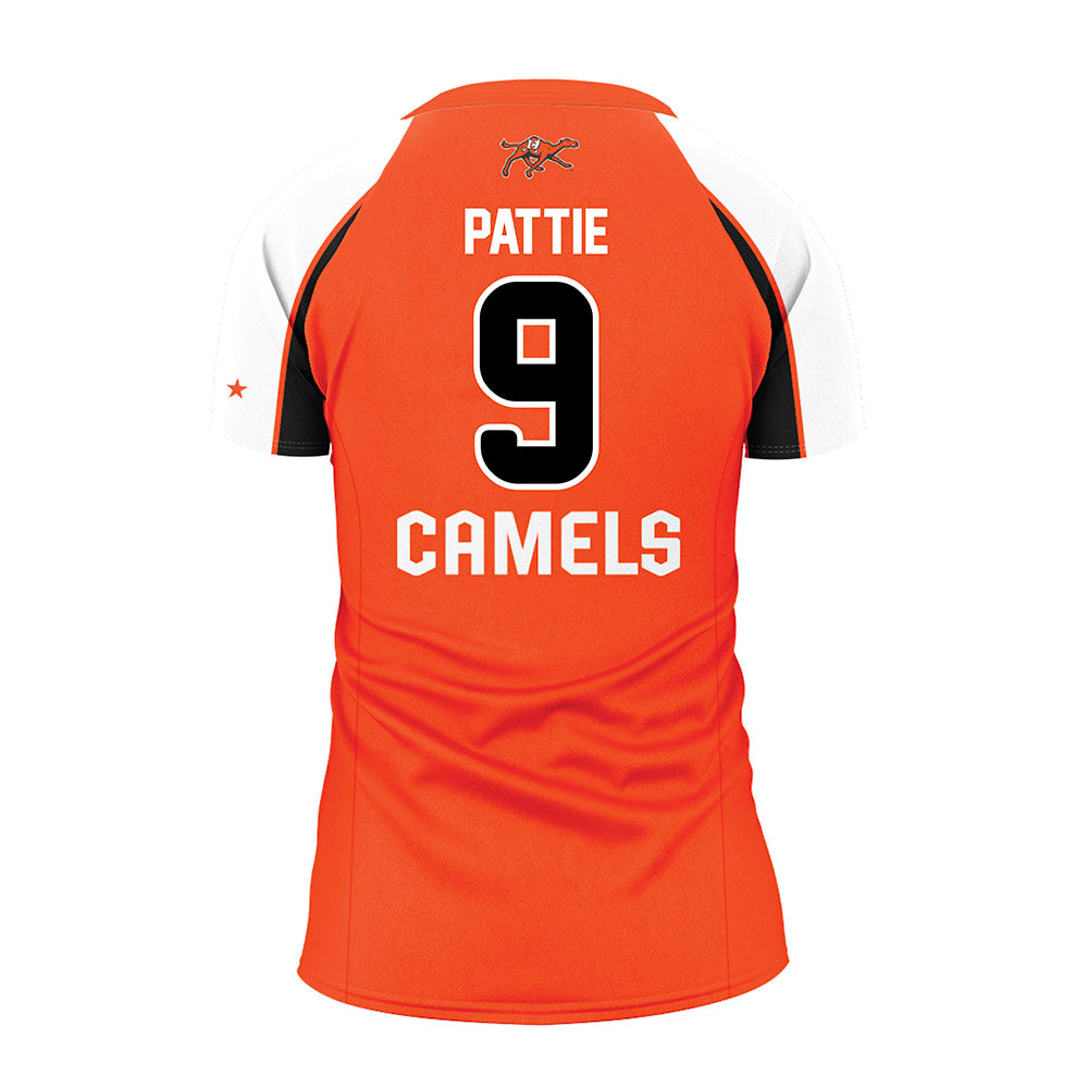 Campbell - NCAA Women's Volleyball : Hannah Pattie - Orange Volleyball Jersey-1