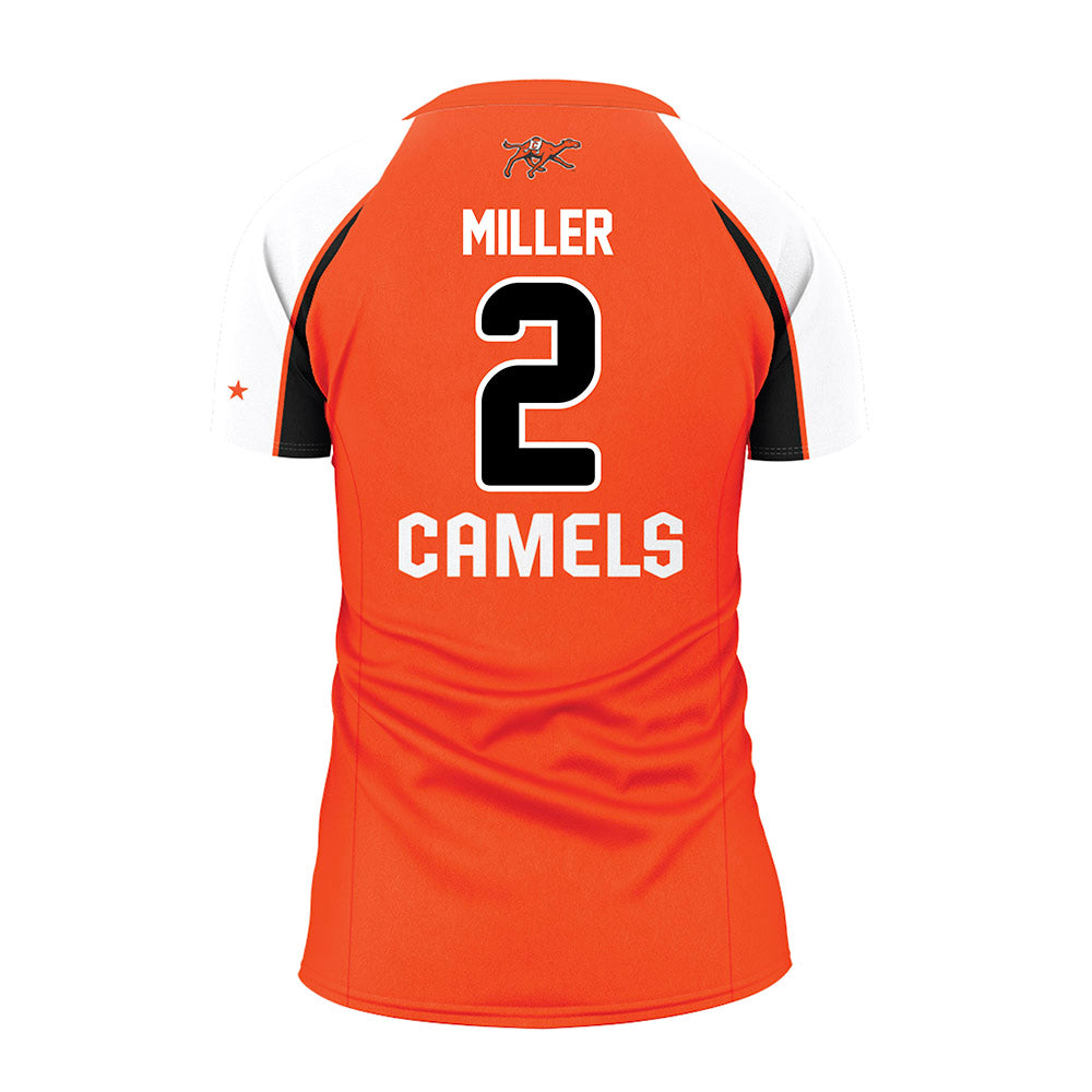 Campbell - NCAA Women's Volleyball : Olivia Miller - Orange Volleyball Jersey