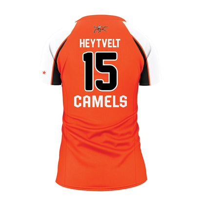 Campbell - NCAA Women's Volleyball : Hailey Heytvelt - Orange Volleyball Jersey