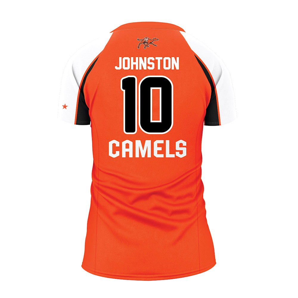 Campbell - NCAA Women's Volleyball : Sadie Johnston - Orange Volleyball Jersey-1