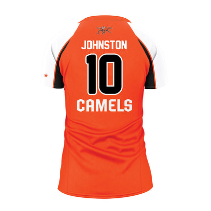 Campbell - NCAA Women's Volleyball : Sadie Johnston - Orange Volleyball Jersey-1