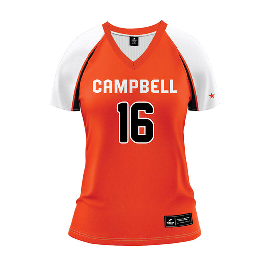 Campbell - NCAA Women's Volleyball : Meredith Reisman - Orange Volleyball Jersey