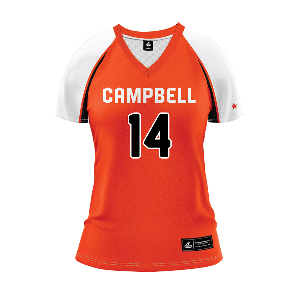 Campbell - NCAA Women's Volleyball : Maja Daca - Orange Volleyball Jersey-0