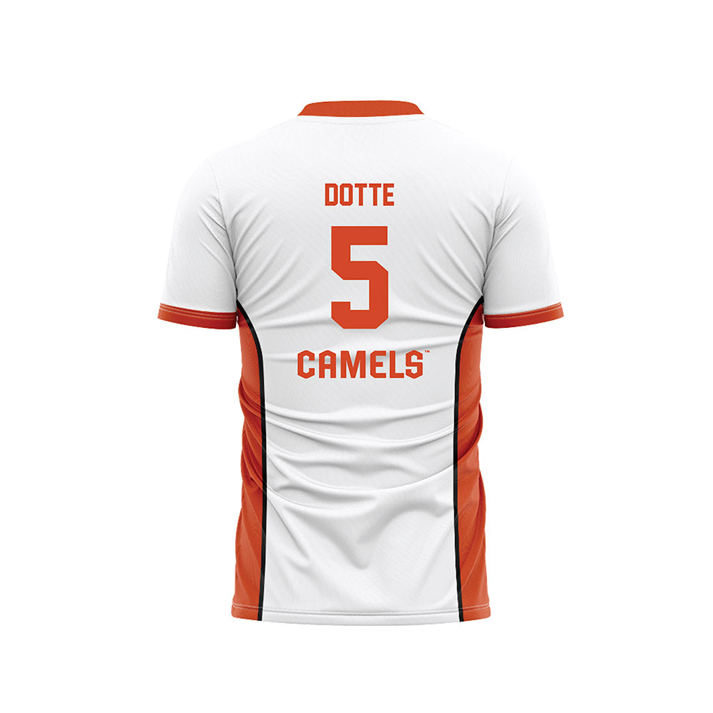 Campbell - NCAA Men's Soccer : Bissafi Dottï¿½ - White Soccer Jersey