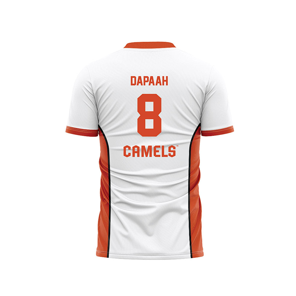 Campbell - NCAA Men's Soccer : Evans Dapaah - White Soccer Jersey