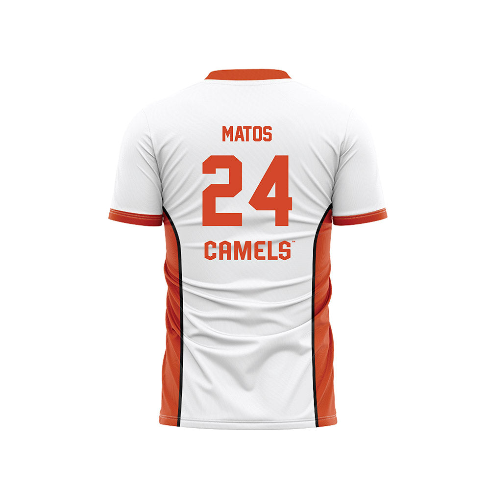 Campbell - NCAA Men's Soccer : Filipe Matos - White Soccer Jersey