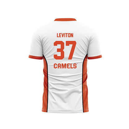 Campbell - NCAA Men's Soccer : Max Leviton - White Soccer Jersey