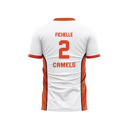 Campbell - NCAA Men's Soccer : Lillian FICHELLE - White Soccer Jersey-1