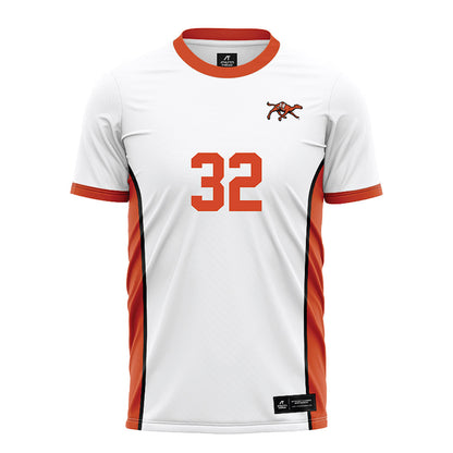 Campbell - NCAA Men's Soccer : Gabe Zarate - White Soccer Jersey-0
