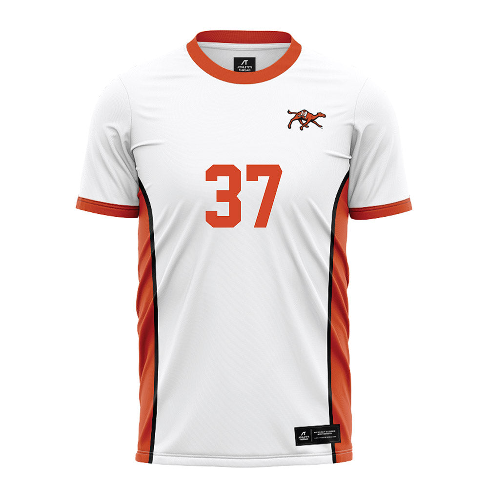 Campbell - NCAA Men's Soccer : Max Leviton - White Soccer Jersey