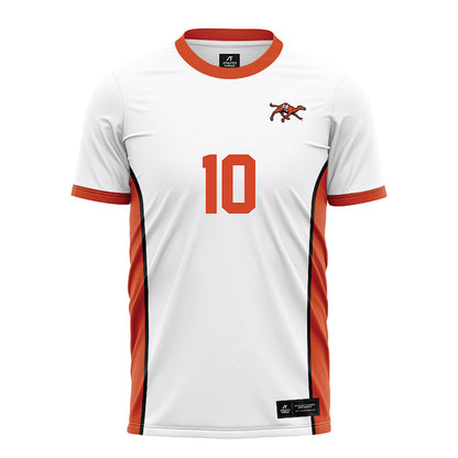 Campbell - NCAA Men's Soccer : Filipe Matos - White Soccer Jersey-0