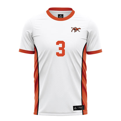 Campbell - NCAA Men's Soccer : Brogan Eastlack - White Soccer Jersey-0