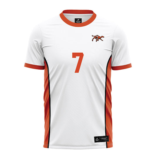 Campbell - NCAA Men's Soccer : Marco Wright - White Soccer Jersey-0