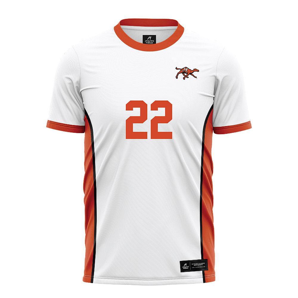 Campbell - NCAA Men's Soccer : Ronaldo Garcia - White Soccer Jersey-0