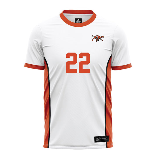 Campbell - NCAA Men's Soccer : Landon Deleeuw - White Soccer Jersey