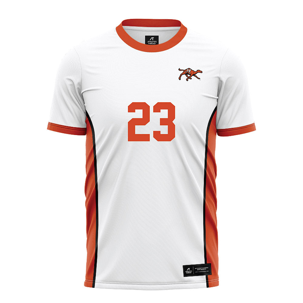 Campbell - NCAA Men's Soccer : Luc Lavielle - White Soccer Jersey