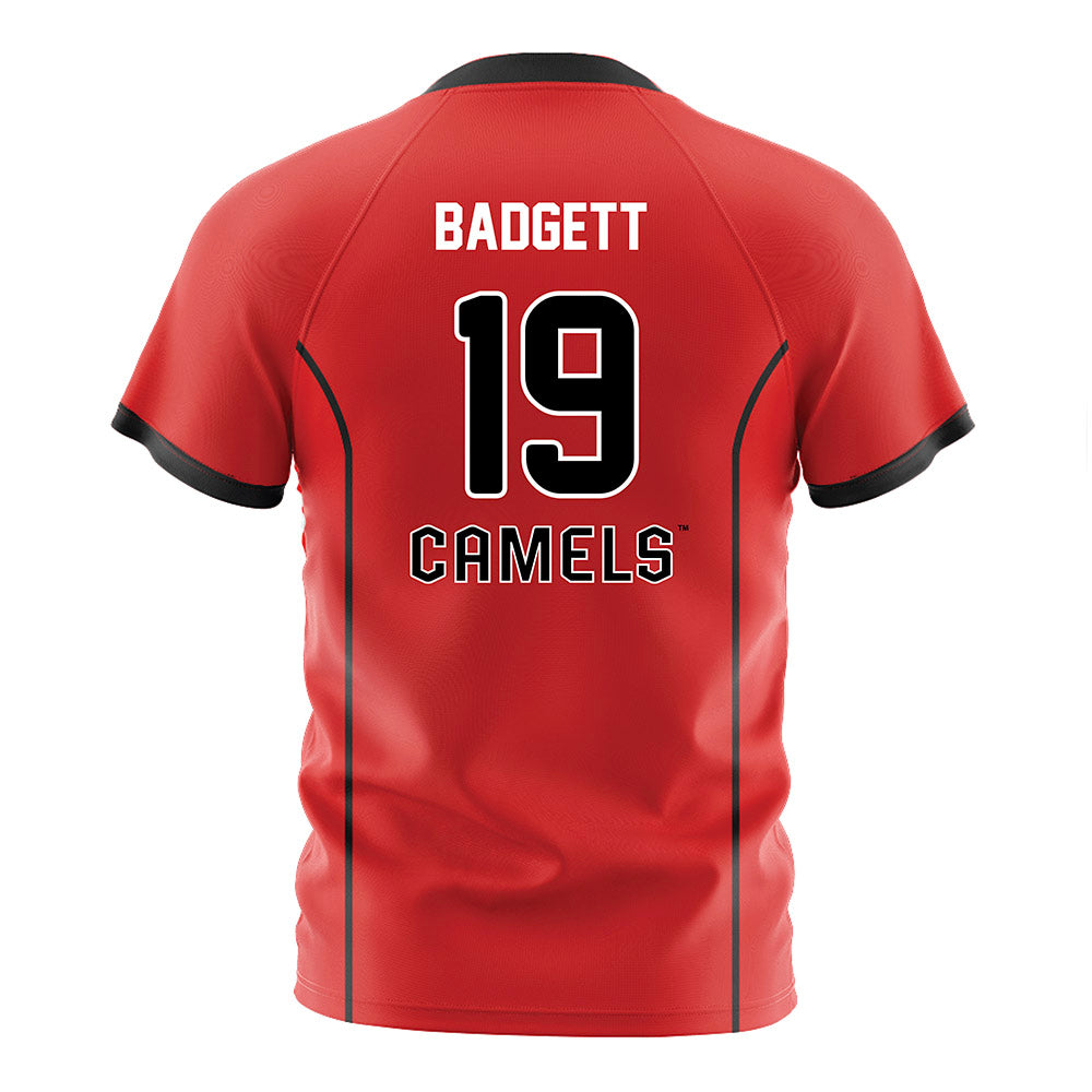 Campbell - NCAA Women's Soccer : Sadie Badgett - Orange Soccer Jersey-1