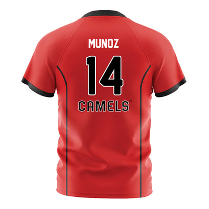 Campbell - NCAA Women's Soccer : Christina Munoz - Orange Soccer Jersey-1