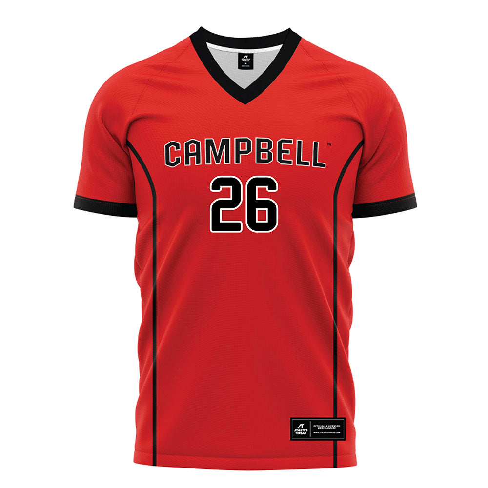Campbell - NCAA Women's Soccer : Samantha Witte - Orange Soccer Jersey-0