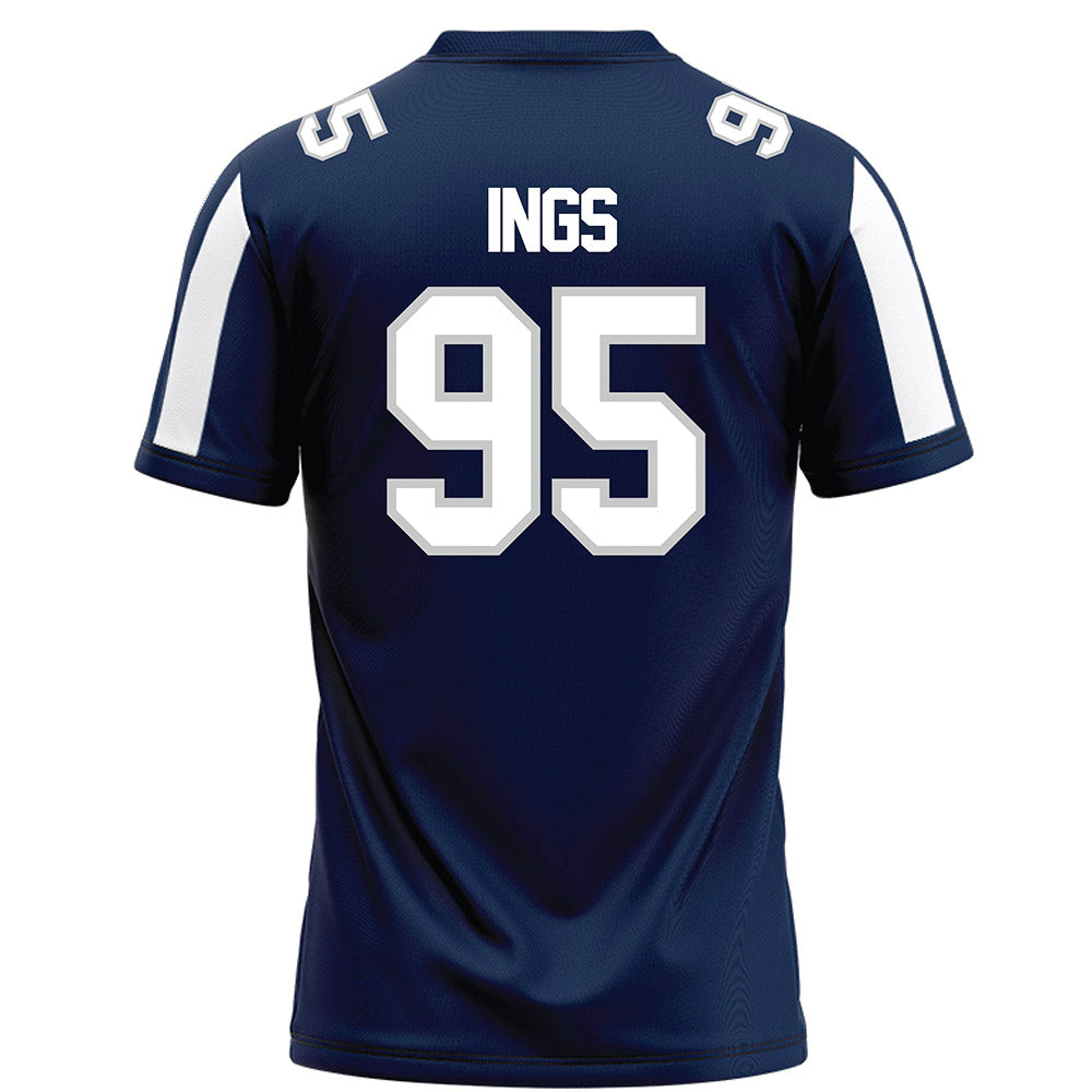 BU - NCAA Football : Trevor Ings - Navy Football Jersey