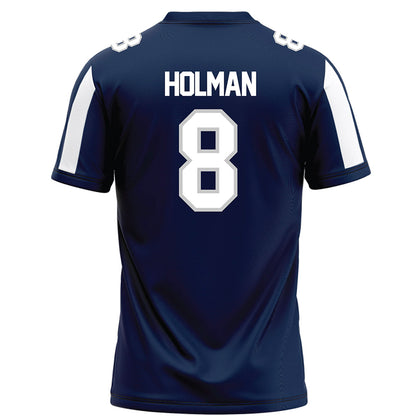 BU - NCAA Football : Dev Holman - Blue Football Jersey