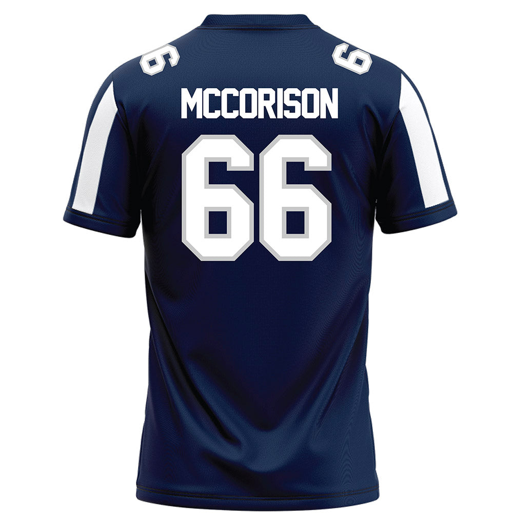 Butler - NCAA Football : William McCorison - Blue Football Jersey-1