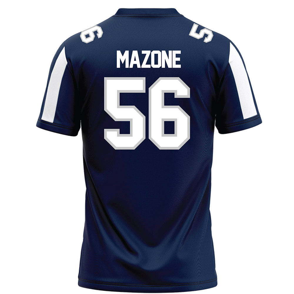 BU - NCAA Football : Blake Mazone - Blue Football Jersey-1