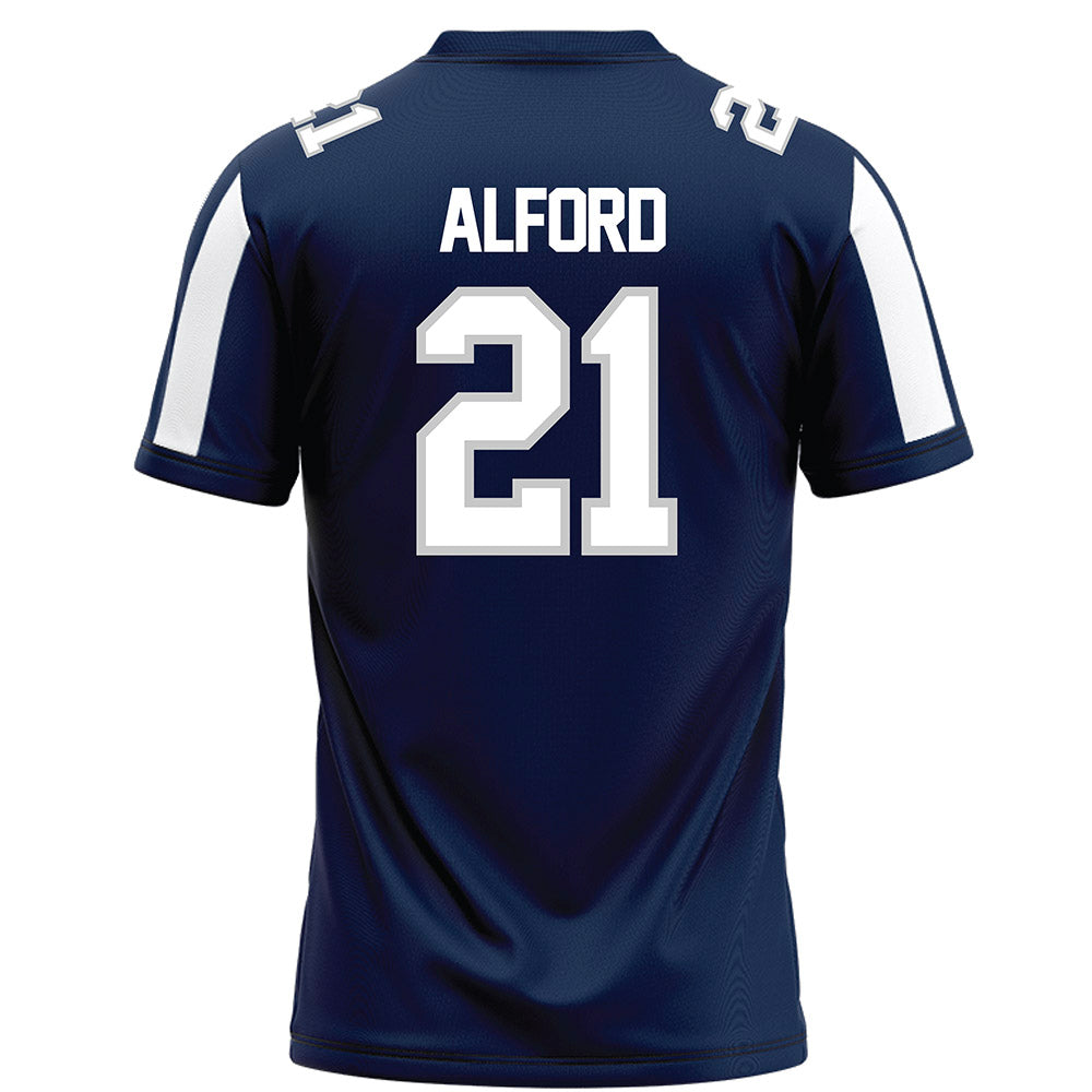 BU - NCAA Football : Braydon Alford - Blue Football Jersey-1