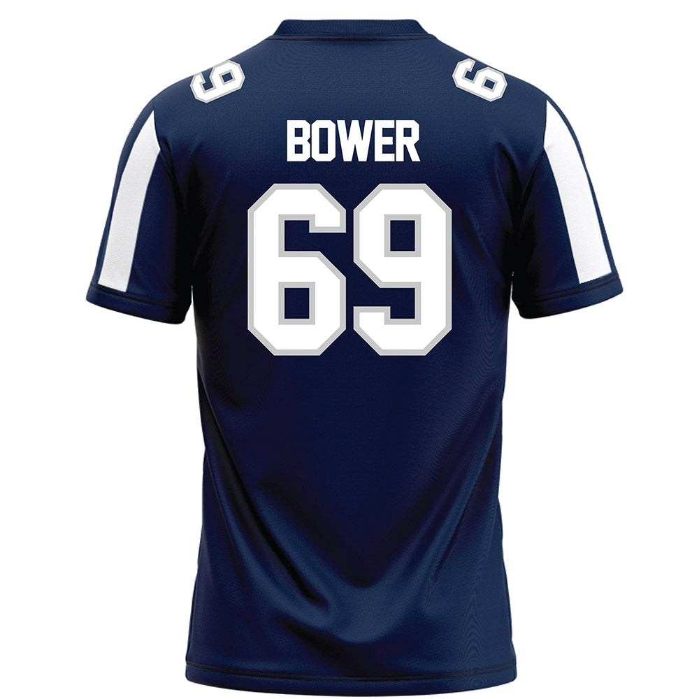 BU - NCAA Football : Eric Bower - Blue Football Jersey