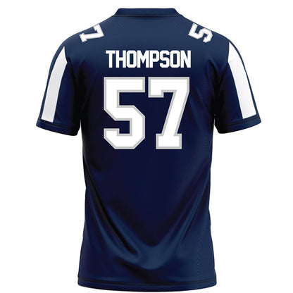 BU - NCAA Football : Max Thompson - Blue Football Jersey