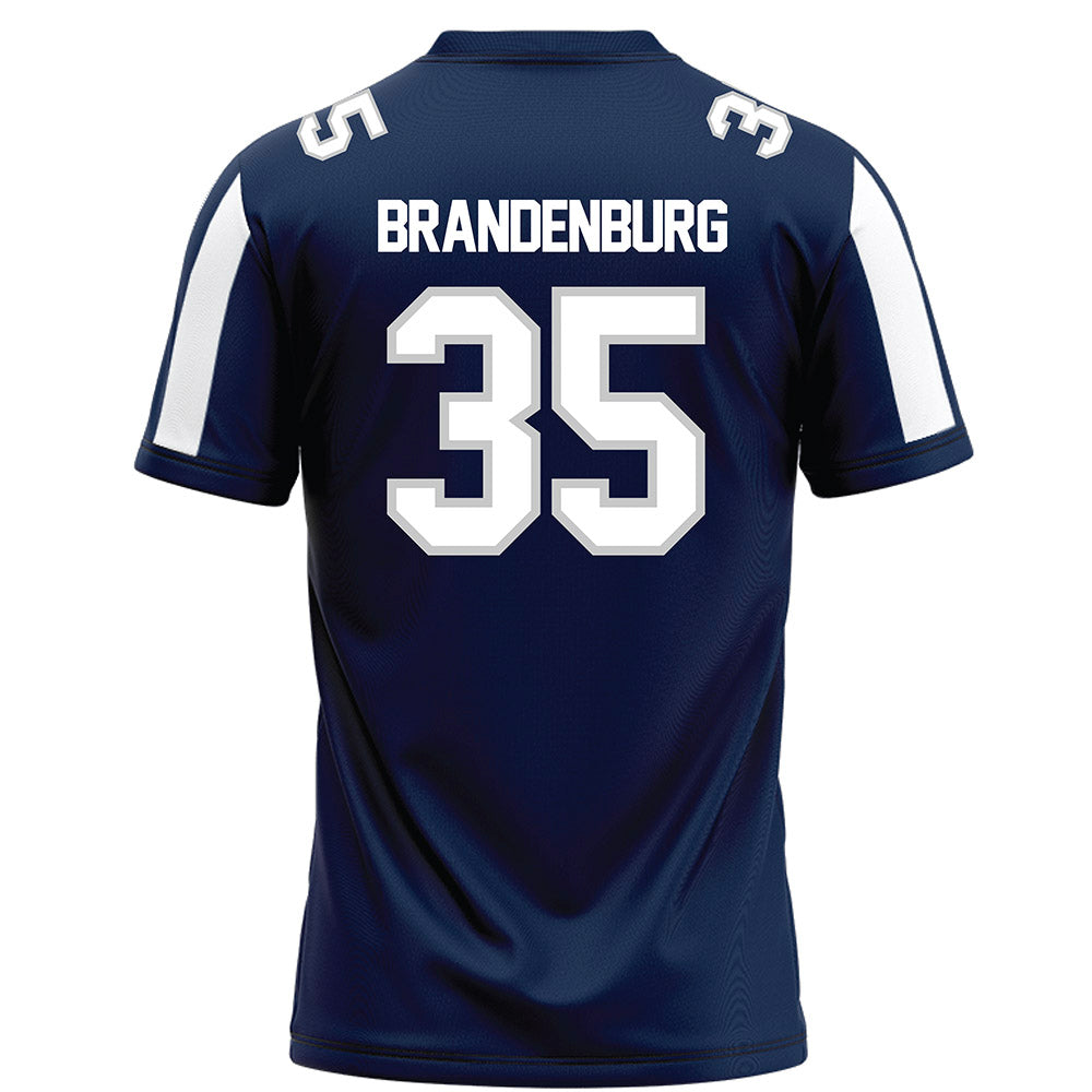 BU - NCAA Football : Ben Brandenburg - Blue Football Jersey