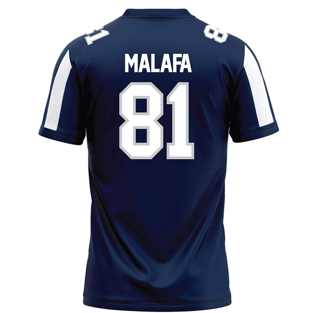 BU - NCAA Football : Ethan Malafa - Navy Football Jersey