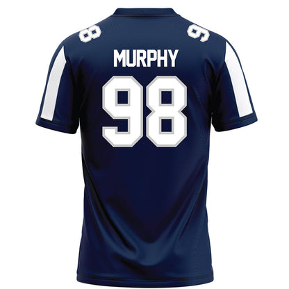 BU - NCAA Football : Colin Murphy - Blue Football Jersey-1