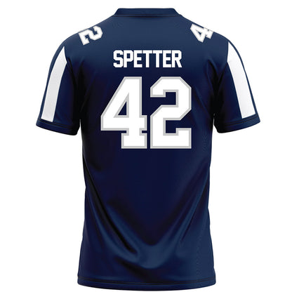 BU - NCAA Football : Brayton Spetter - Navy Football Jersey