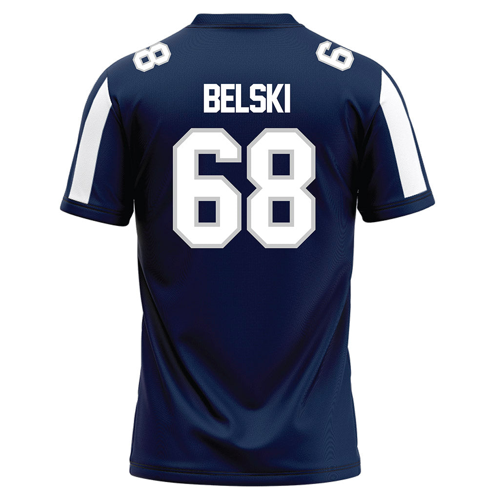 BU - NCAA Football : Nikolas Belski - Navy Football Jersey